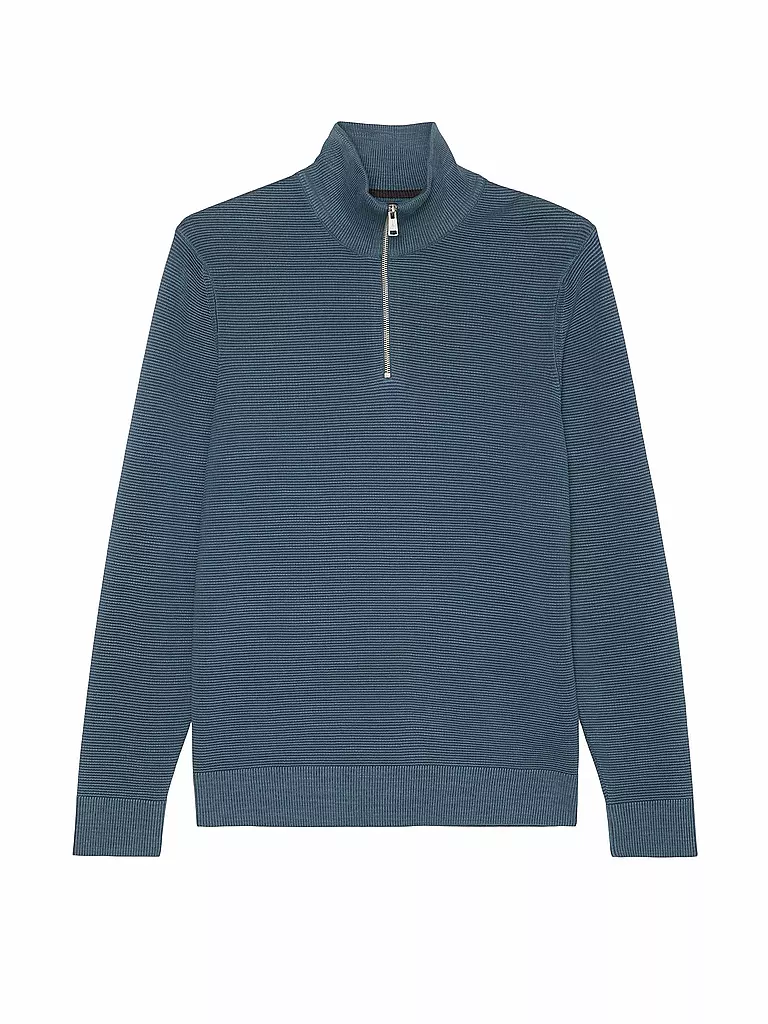 MARC O'POLO Troyer Pullover grau