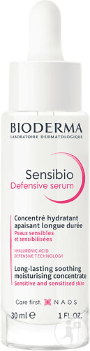 Bioderma Sensibio Defensive Serum Concentré Hydratant Apaisant Peaux Sensibles 30ml