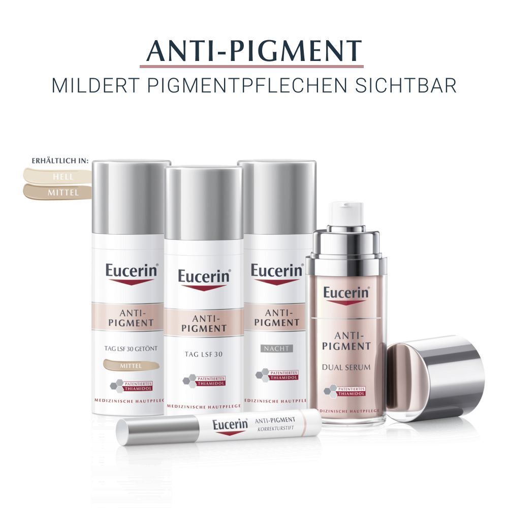 Eucerin® Anti-Pigment Tagespflege LSF 30 + Anti-Pigment Nachtpflege + Anti-Pigment Dual Serum