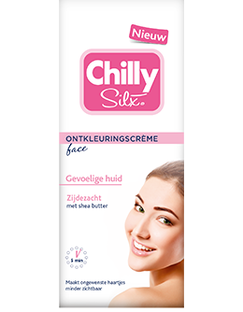 Chilly Silx Ontkleuringscreme Gezicht Gevoelige Huid 75ML