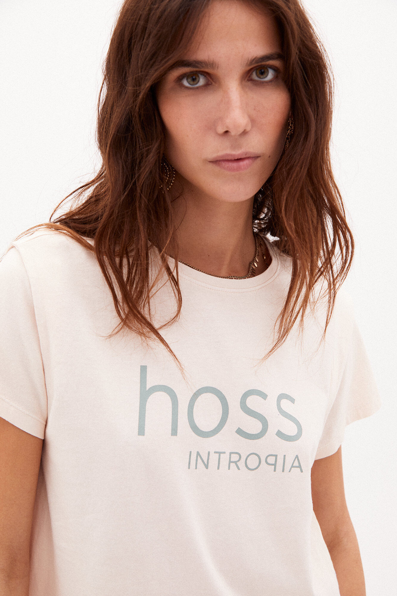 Camiseta Fabiola Hoss Intropia - Bege