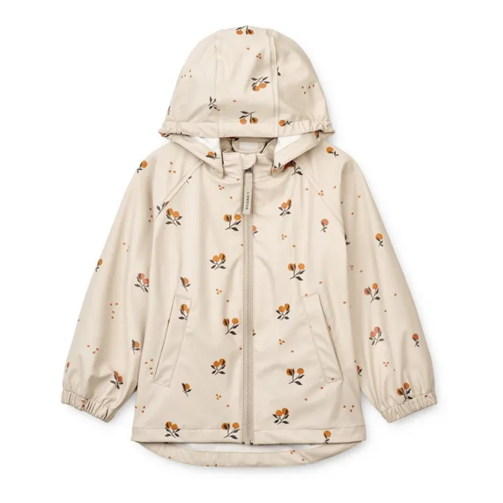 Liewood Veste Imperméabe Matières Recyclées Pêches Moby | Abricot