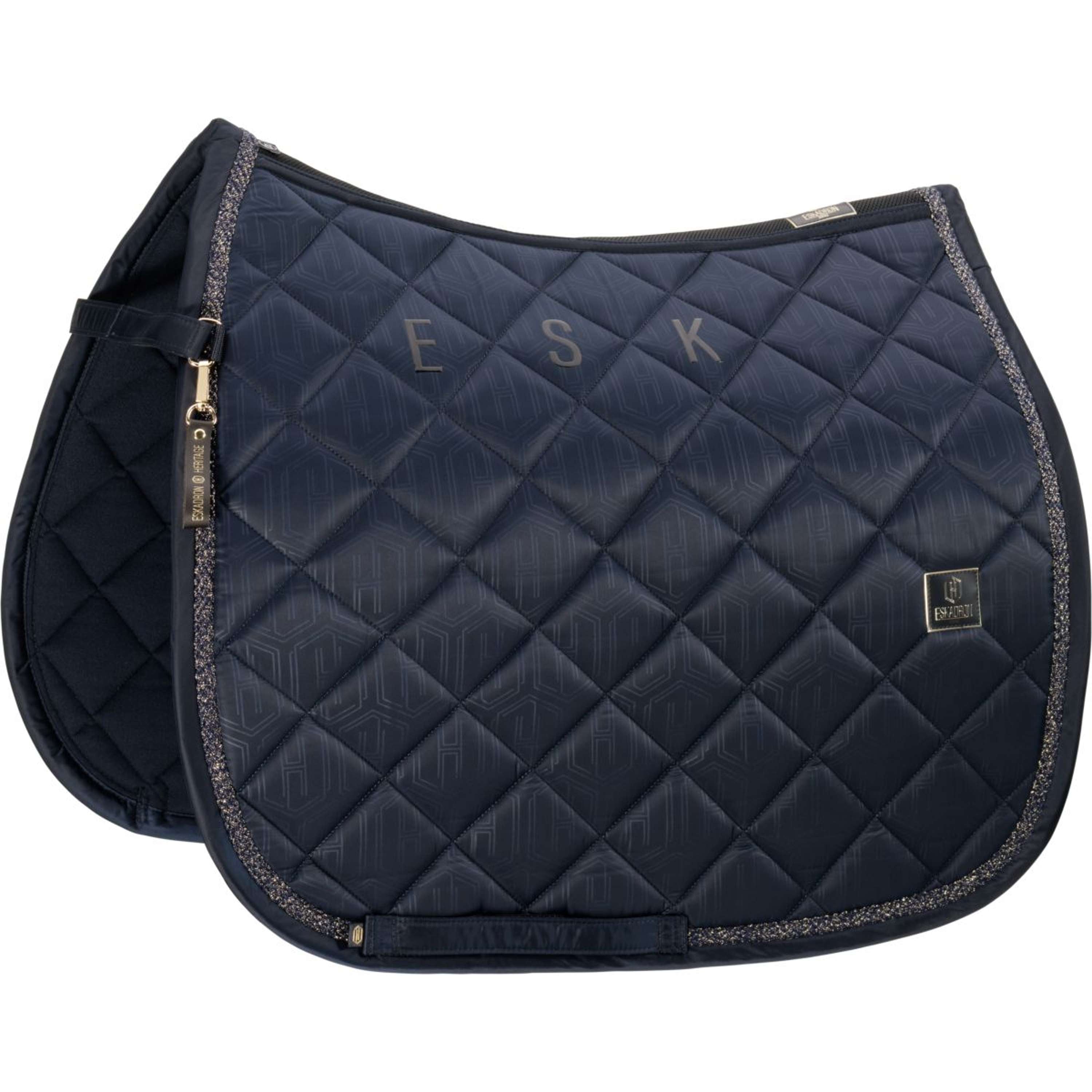 Eskadron Zadeldekje Heritage Glossy Dressuur Navy