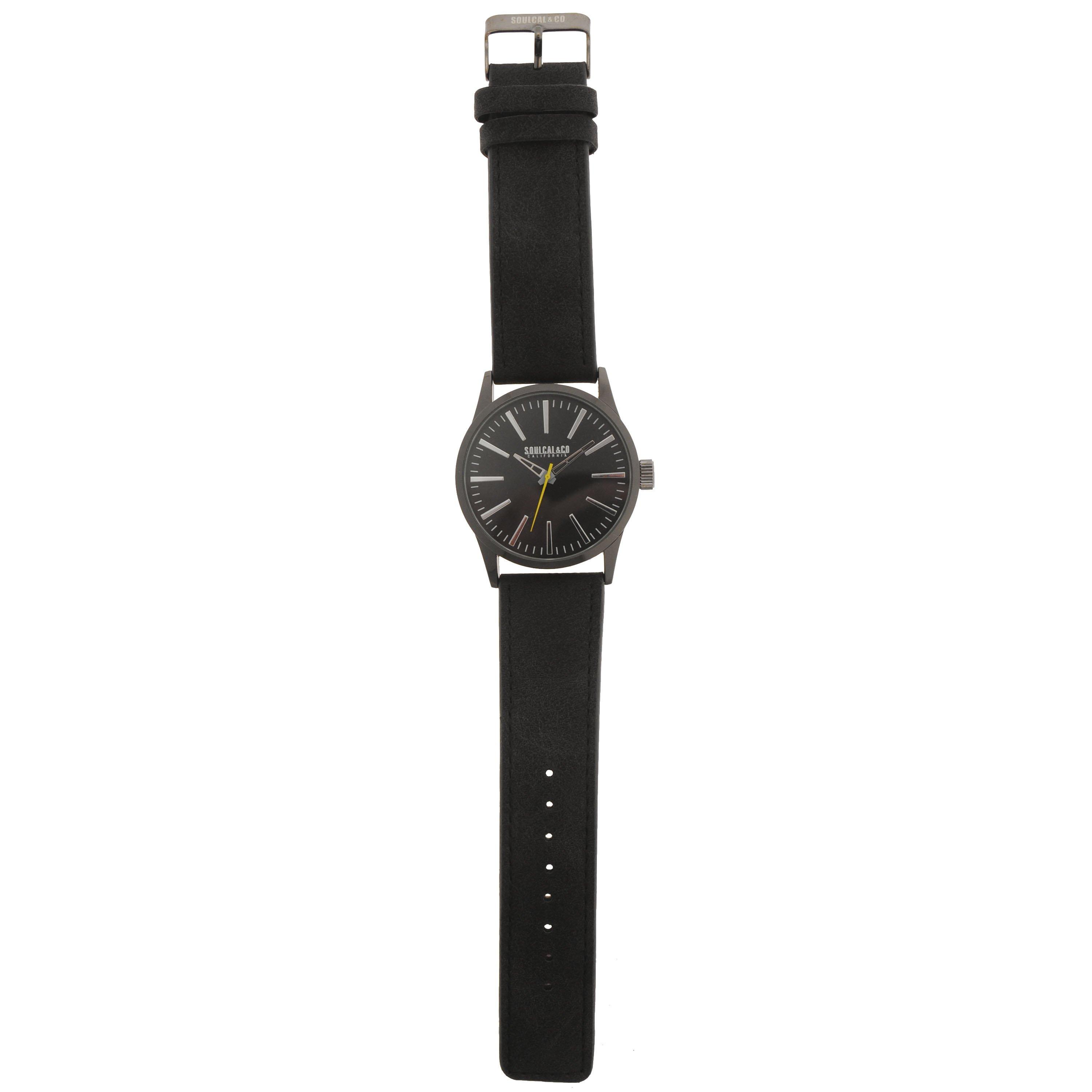SoulCal SoulCal Quartz Numberless Watch Mens