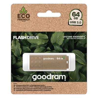 Goodram UME3 Eco friendly - clé USB 64 Go - USB 3.0
