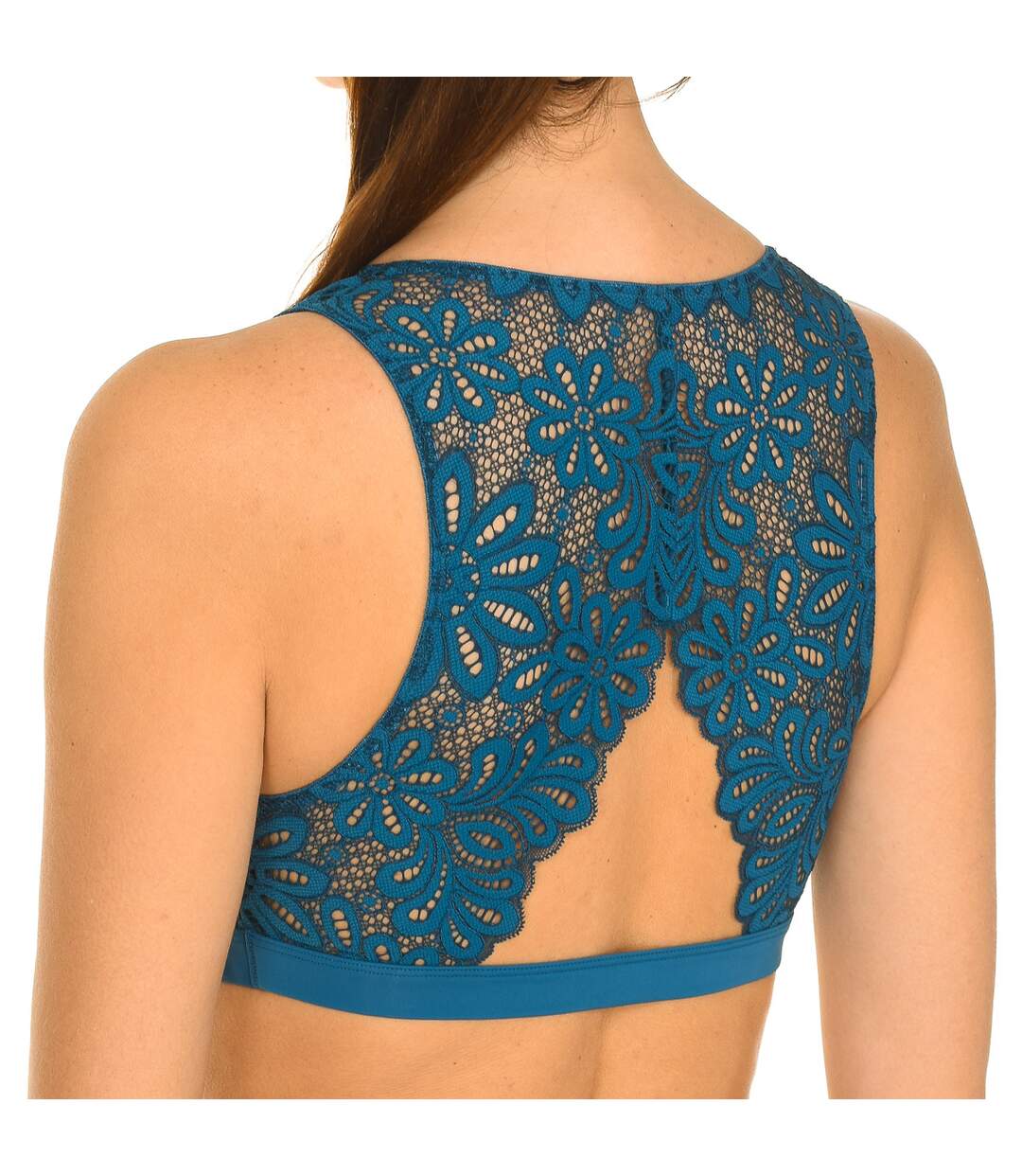 Women's Lace Bralette Bra with Rubber Bottom 00AKP