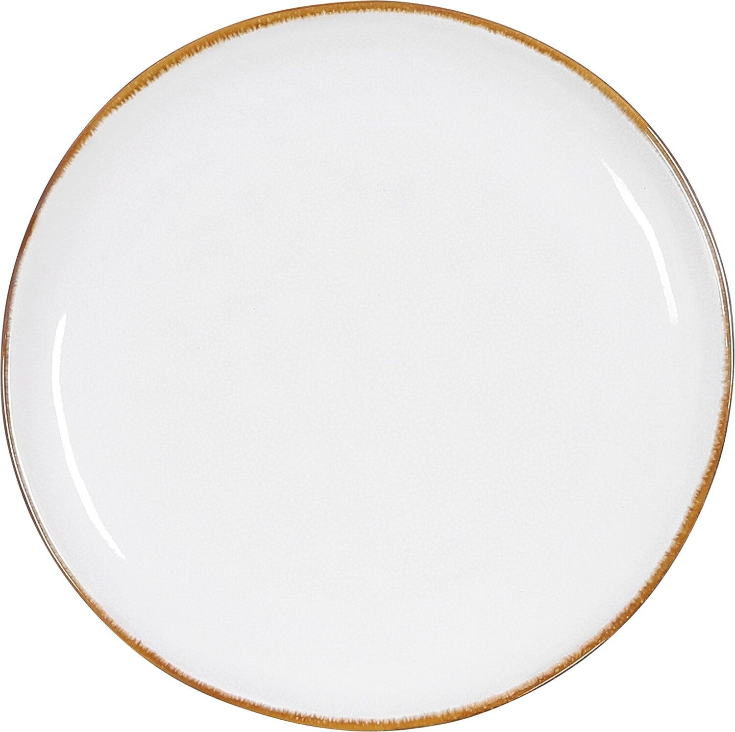 Mica Decorations ontbijtbord Tabo wit D 20,5 H 2 cm