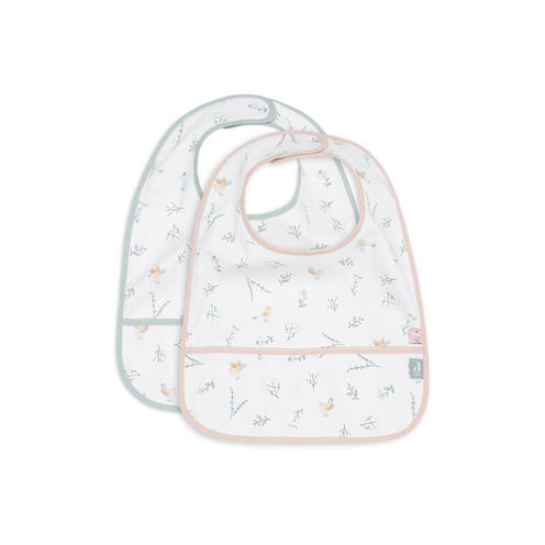 Lot de 2 bavoirs imperméables Lovely birds - Multicolor - JOLLEIN