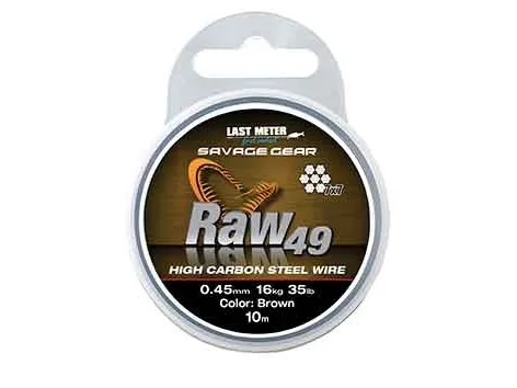 SG Raw49 0.45mm 16kg 35lb Uncoated Brown 10m
