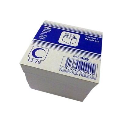 ELVE - Bloc Cube - 90 x 90 mm - blanc