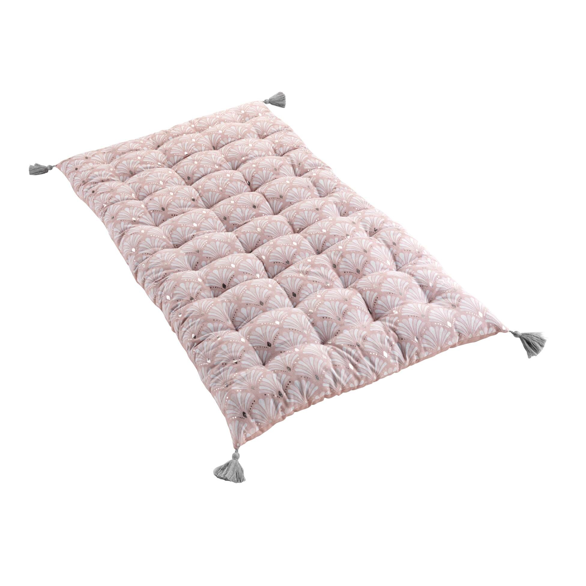 2 Sitzkissen 60x120 Bodenkissen Paletten Garten Bank Kissen Polster Auflage rosa