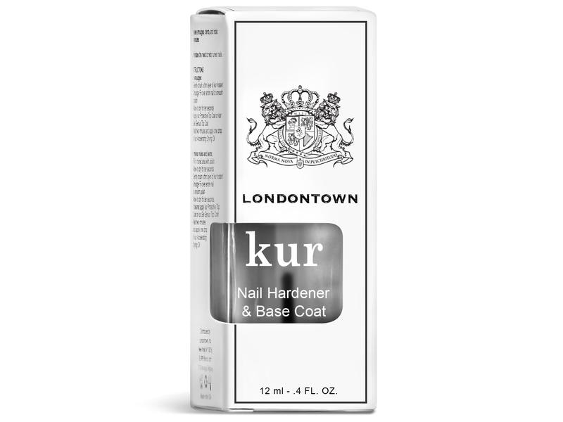 Londontown Basecoat kur Nail Hardener Transparent Natürlicher und stärkender Unterlack mit pflegendem Vitamincocktail