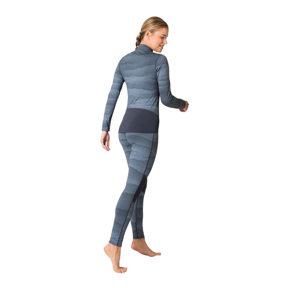 Odlo WHISTLER ECO - Sous-couche Femme folkstone gray/india ink