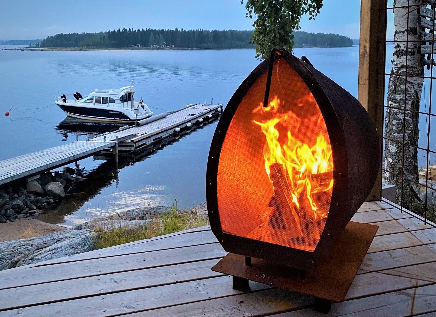 Magma Corten tuinhaard