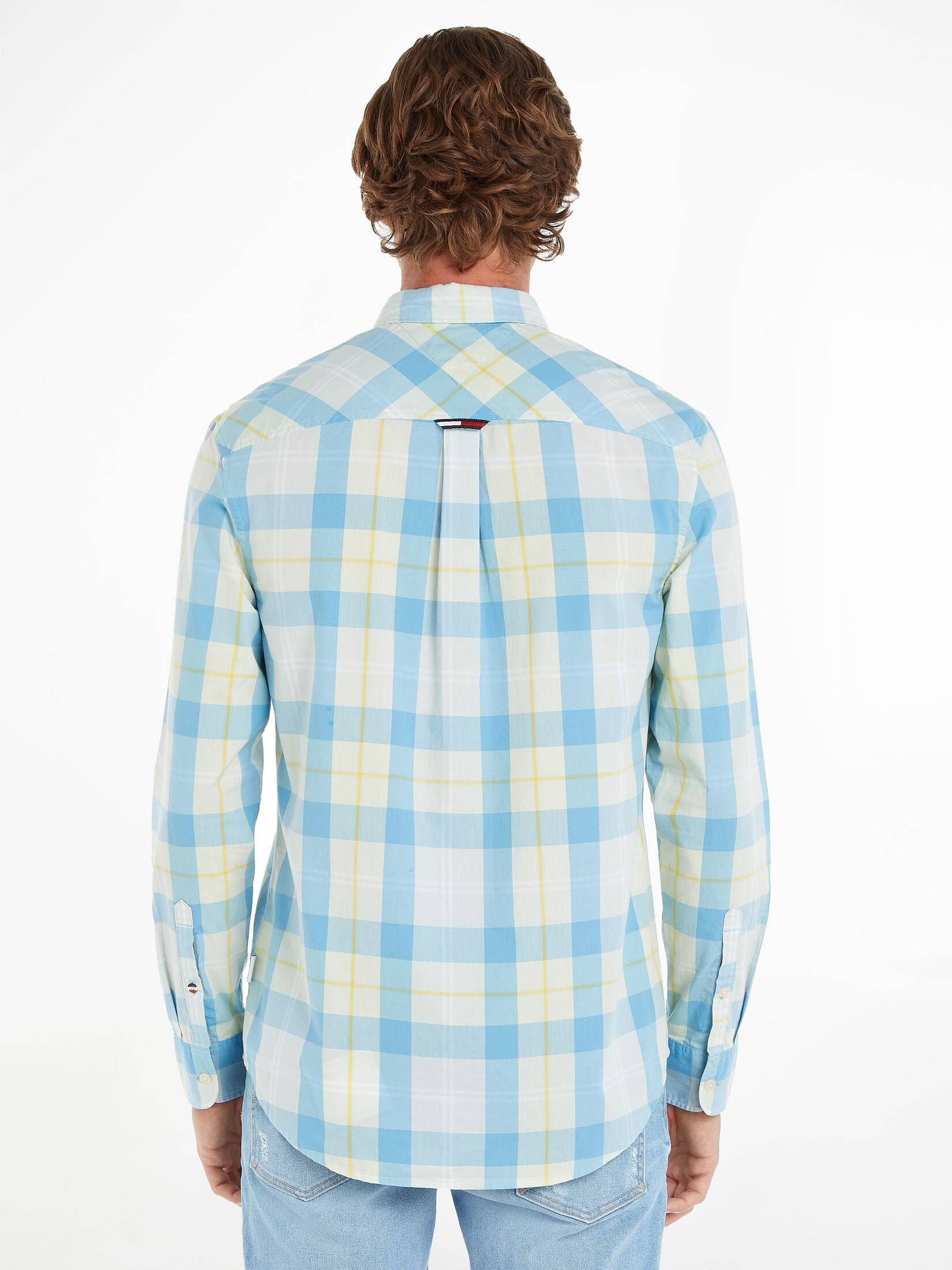 Tommy Jeans| Herren Freizeithemd TJM CLSC ESSENTIAL CHECK SHIRT
