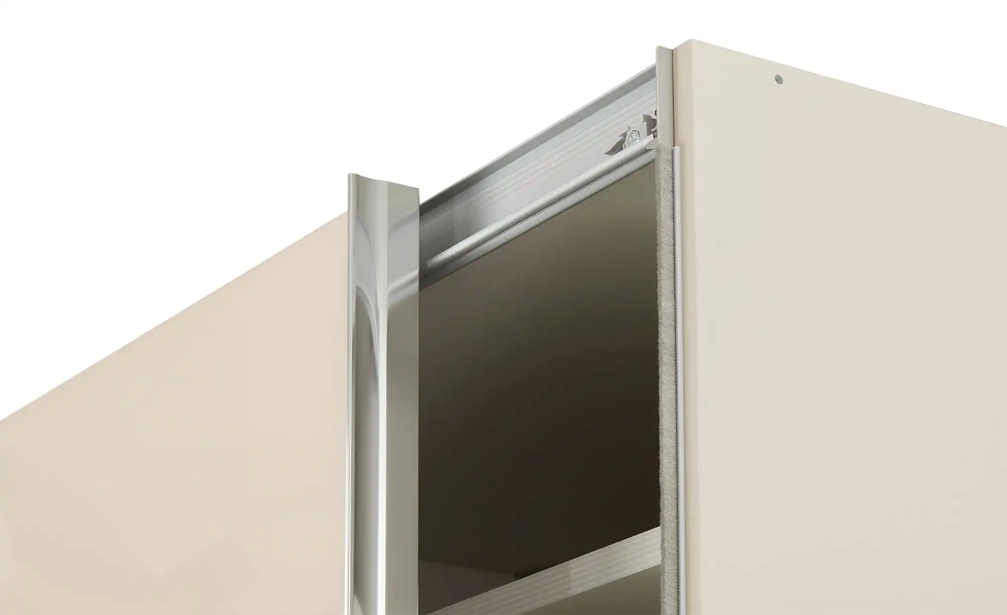 Schwebetürenschrank Ensenso Glas