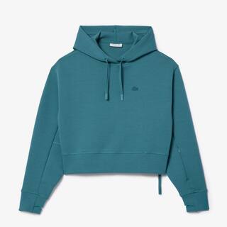 Sweatshirt à capuche Jogger femme Lacoste avec passe-pouce Sweatshirts - Bleu - Lacoste - Femme