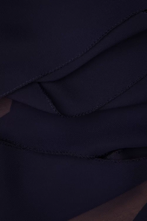 ZaZoo Chiffon sjaal in marineblauw