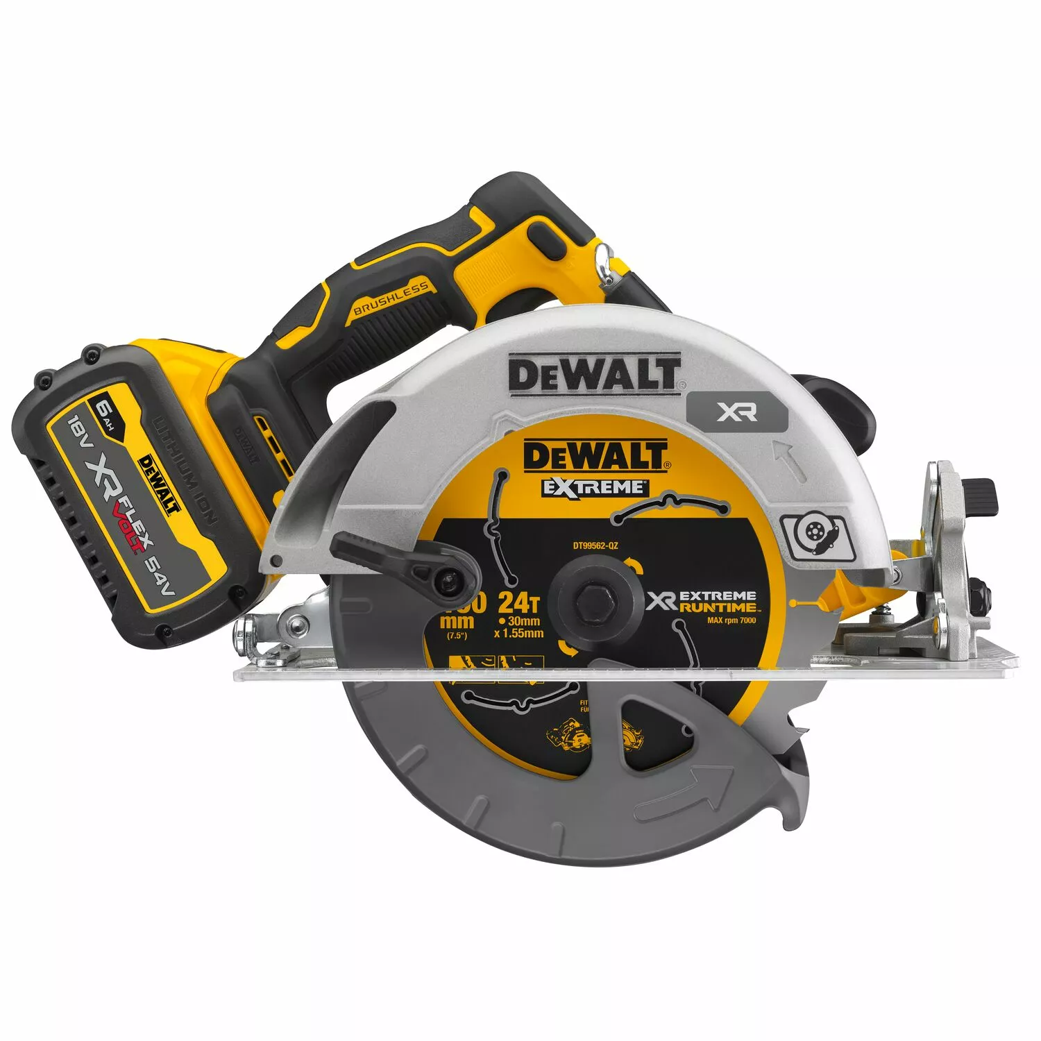 DeWALT DCS573NT-XJ 18V Li-ion FlexVolt Accu Cirkelzaag body in TSTAK koffer - 190 mm