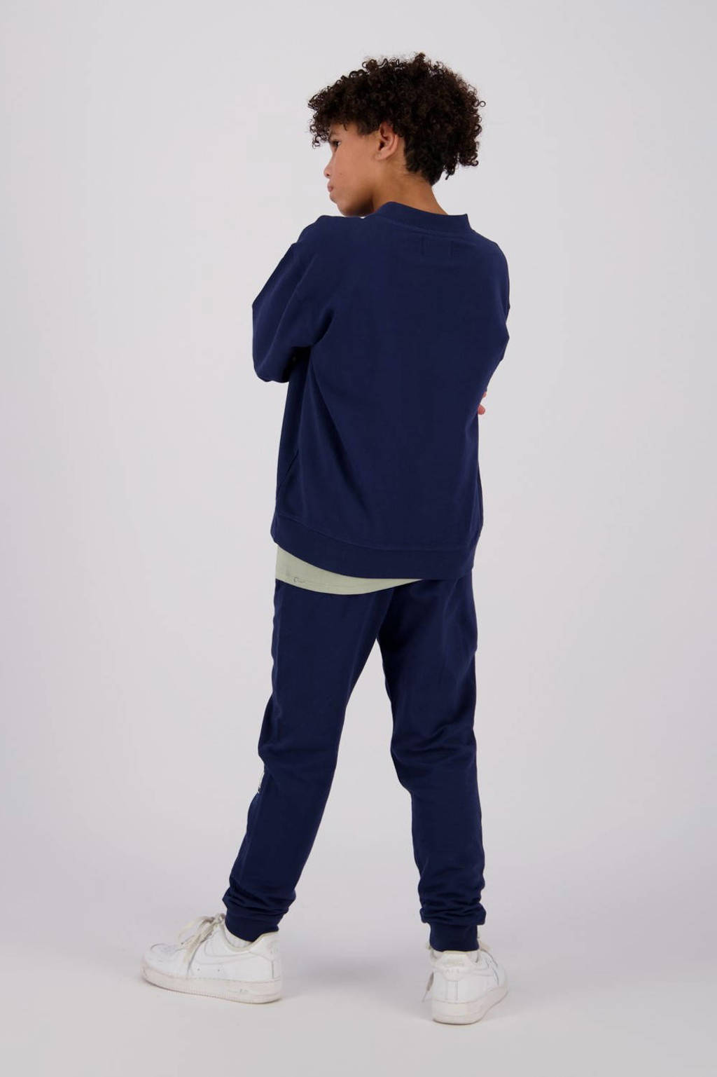 Raizzed tapered fit joggingbroek Tezu met logo donkerblauw