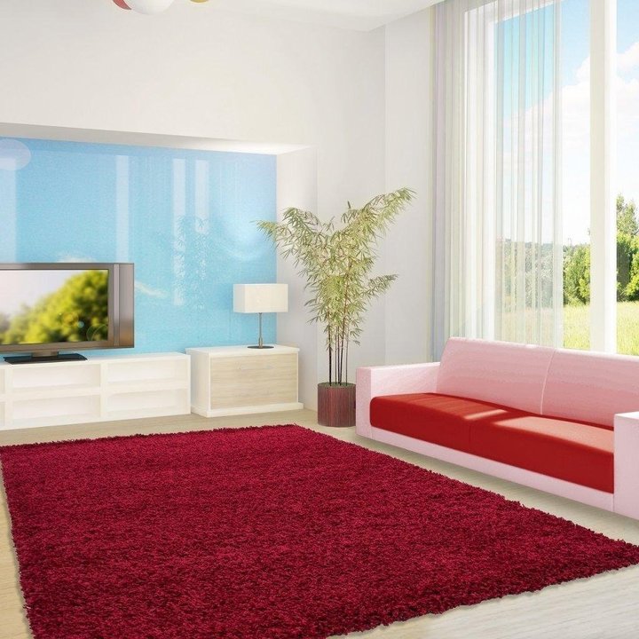 Hoogpolig vloerkleed - Life Rood