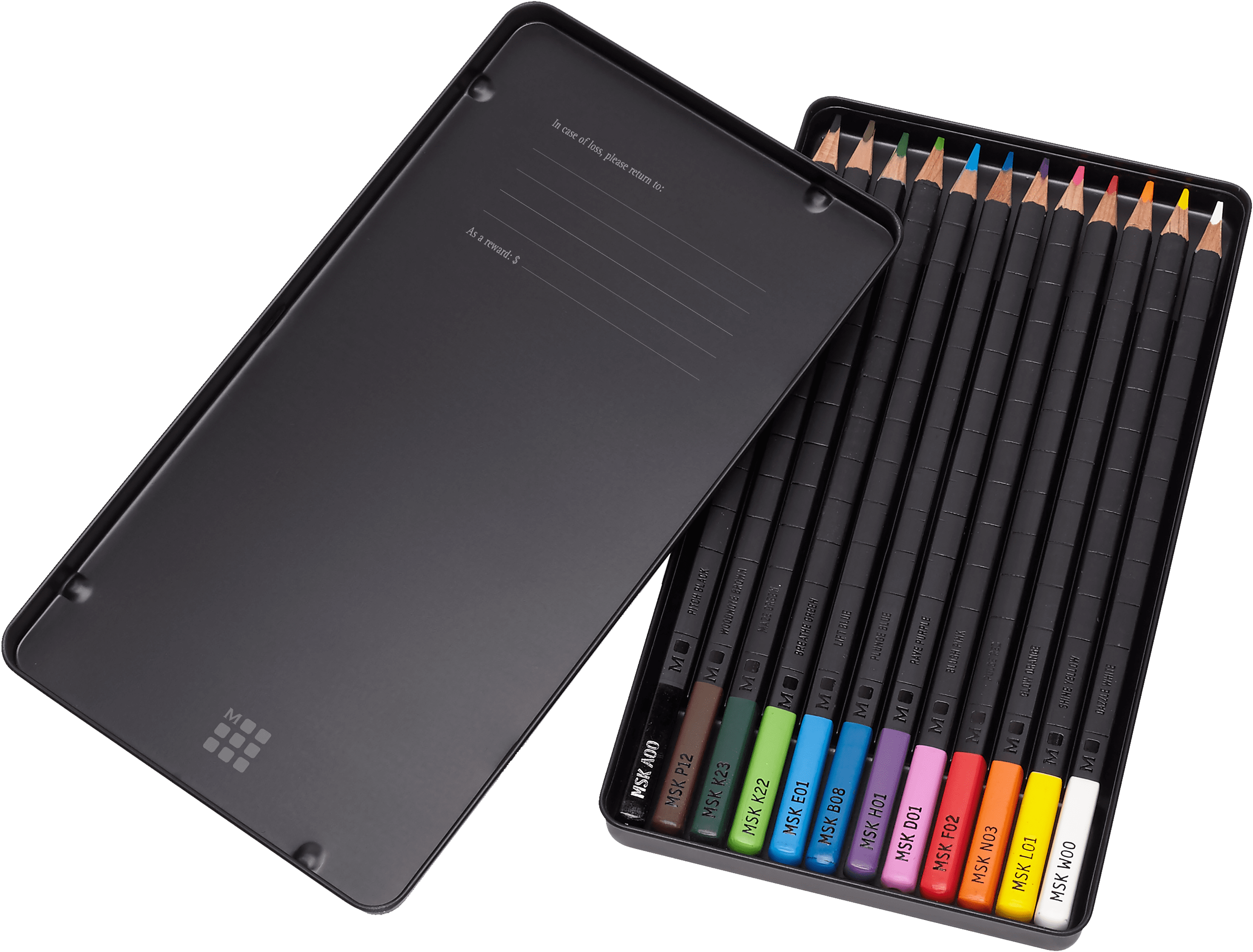 12 Watercolour Pencils Naturally Smart