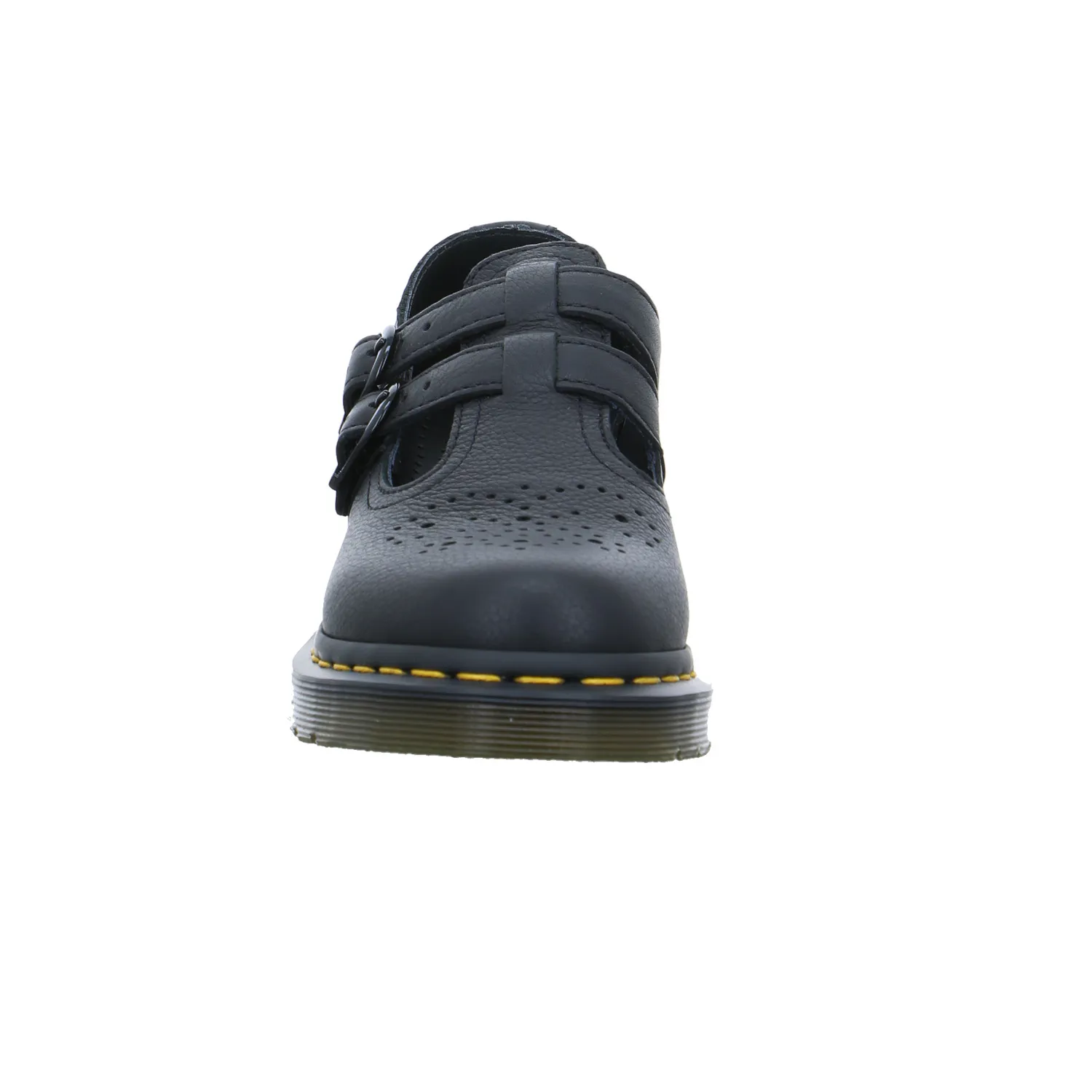 DR. MARTENS Slipper Schwarz Leder