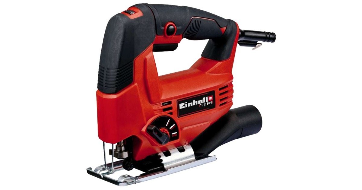 EINHELLElektrische decoupeerzaag met pendelfunctie TC-JS 80/1  (Rood/zwart)
