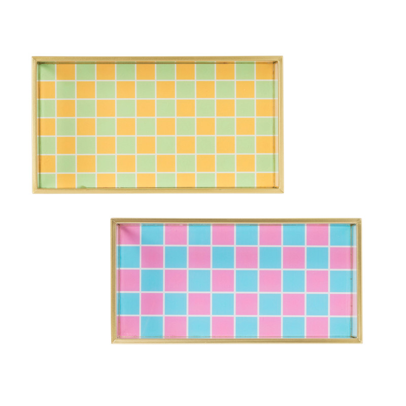 Tray goud - set van 2