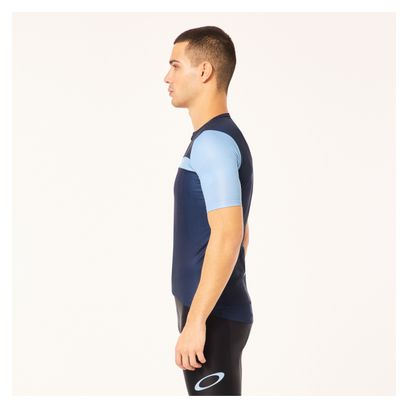 Maillot Manches Courtes Oakley Icon Classic Bleu