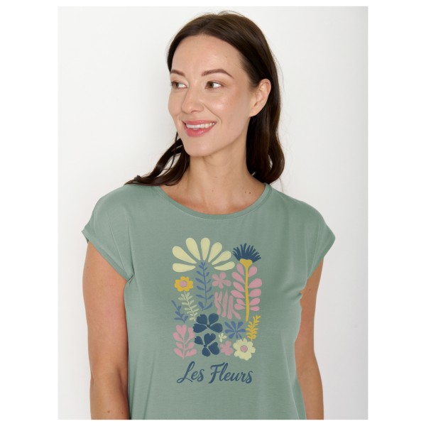 GreenBomb - Women's Les Fleurs Timid - T-shirt