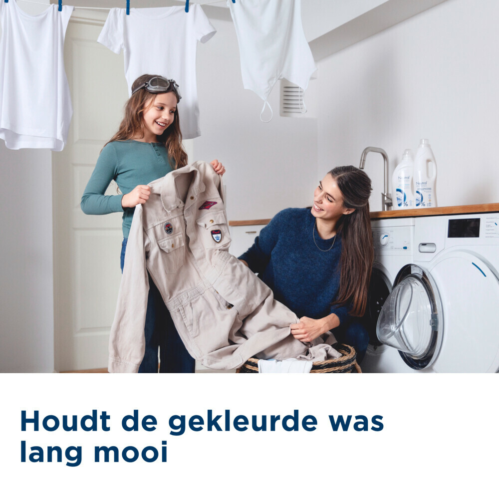 Neutral Vloeibaar Wasmiddel Kleur 20 Wasbeurten1 liter