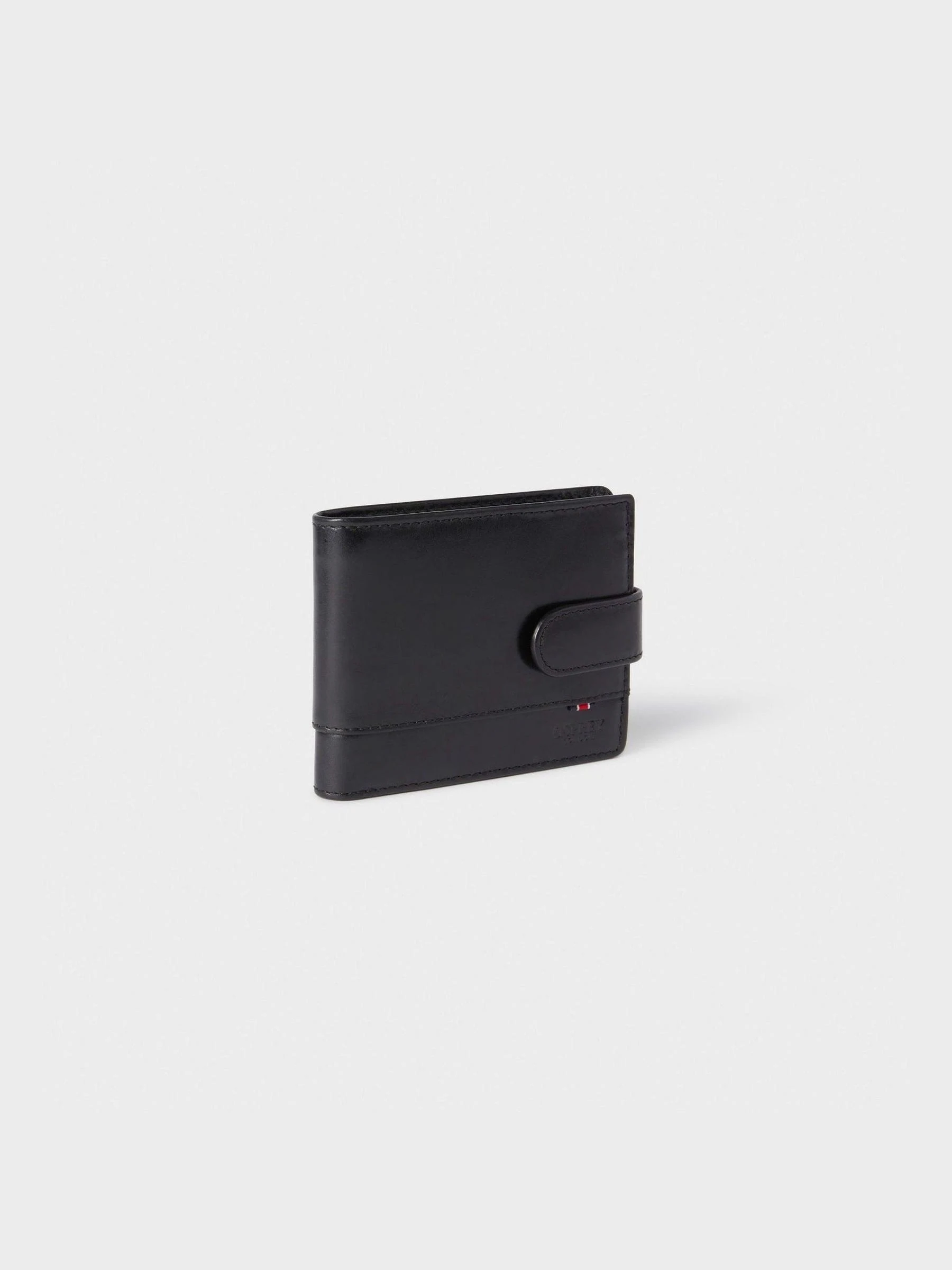 Zwart - Osprey London - The London bruine leren portemonnee