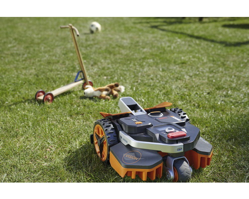 WORX 20V Landroid Vision M800 19cm/800m² robotmaaier met app, zonder begrenzingsdraad WR208E, incl. 4Ah accu en laadstation