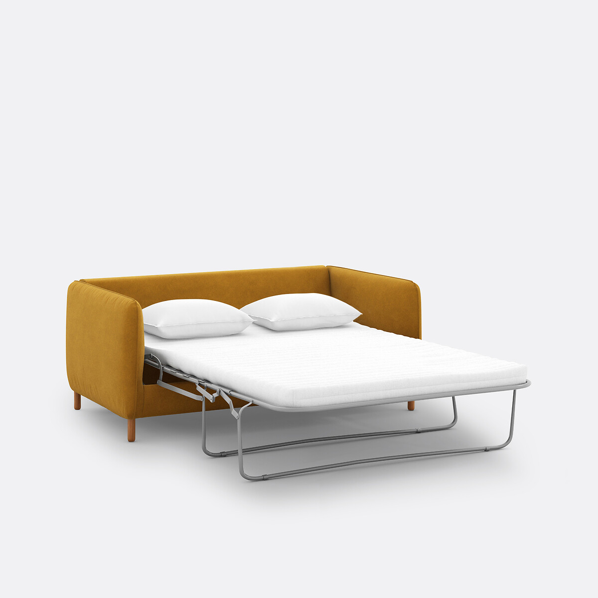 LA REDOUTE INTERIEURS<br>Sofá conversível de veludo, 3 lugares, Loméo