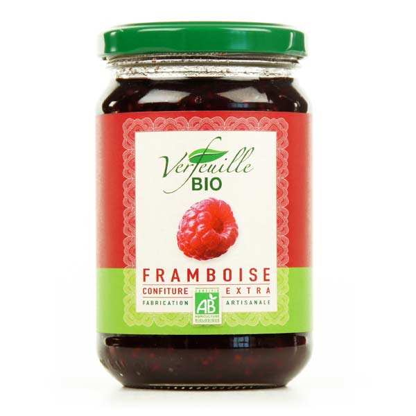 Confiture de framboises bio