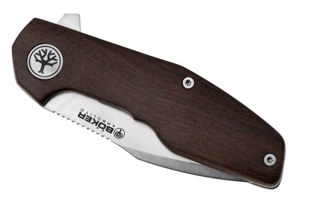 Böker Arbolito Heroína 01BA3710G Guayacan Wood, jachtzakmes
