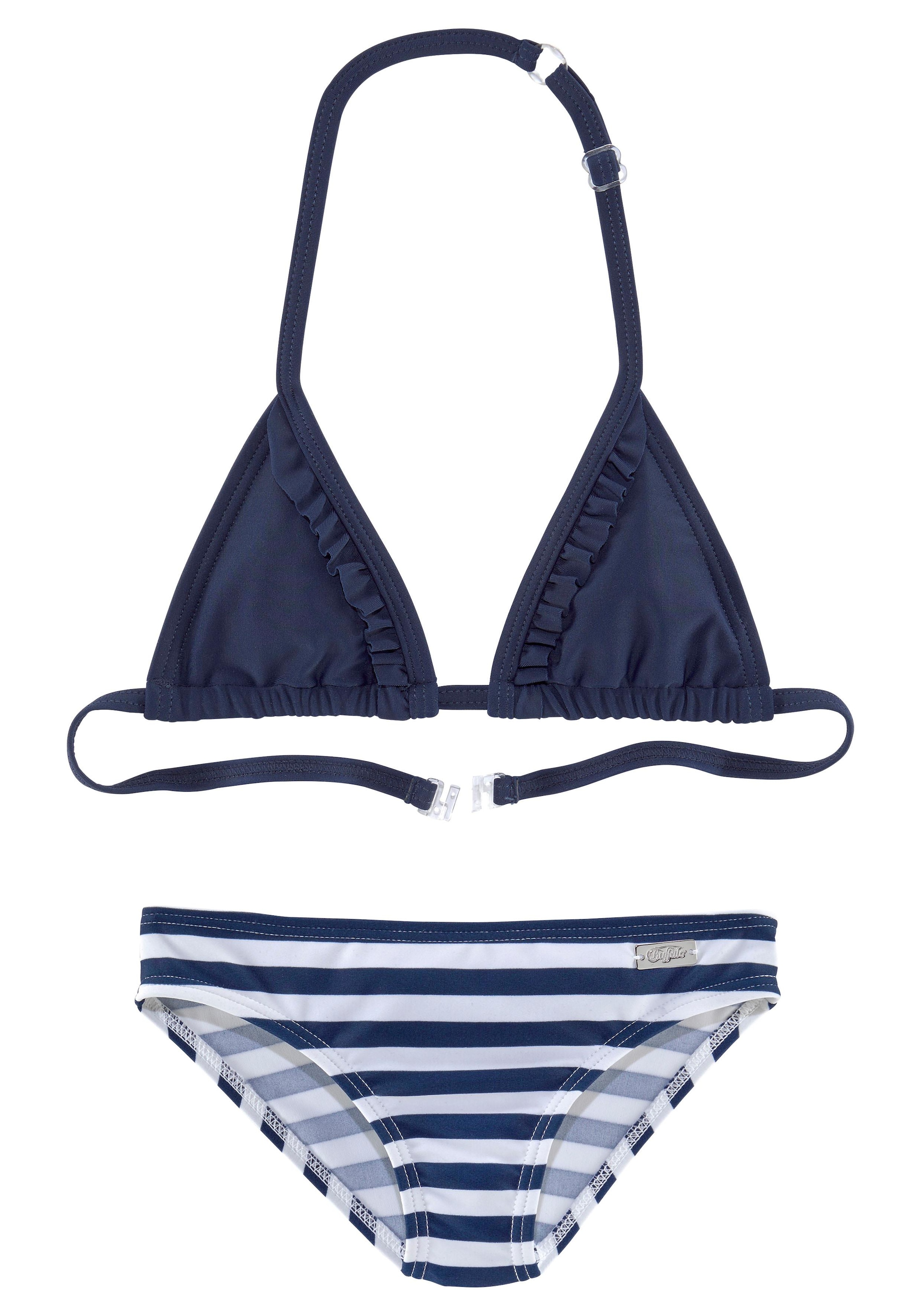 Buffalo Triangel-Bikini , in zweifarbiger Optik