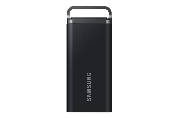 Samsung T5 Evo MU-PH8T0S - SSD - krypteret - 8 TB - ekstern (bærbar) - USB 3.2 Gen 1 (USB-C stikforbindelse) - 256-bit AES - sort