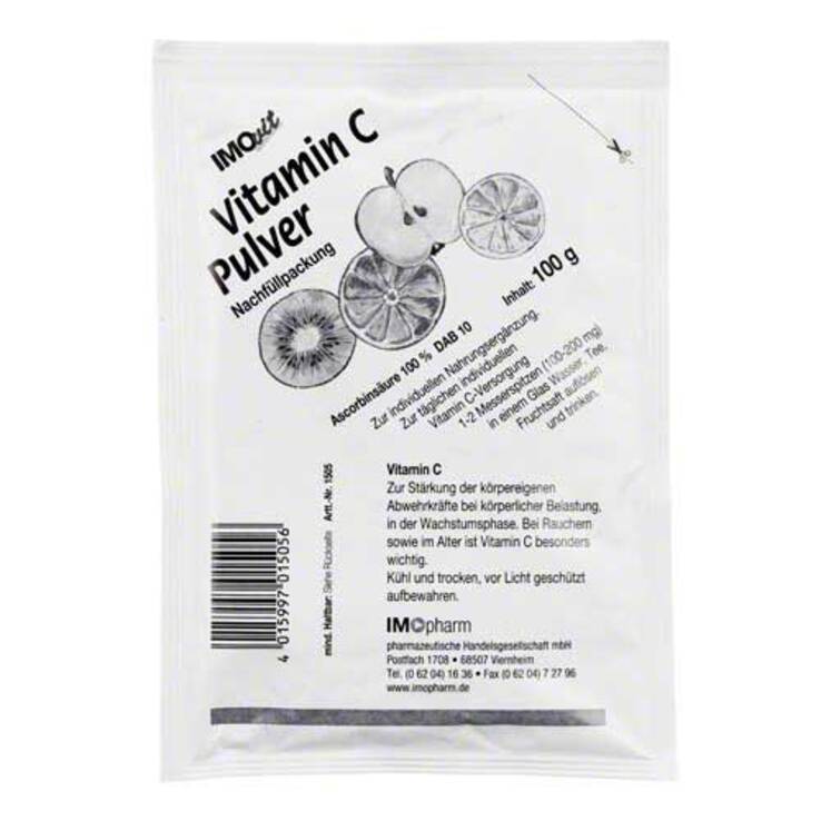 Ascorbinsäure Vitamin C Nachf. Pulver, 100 g