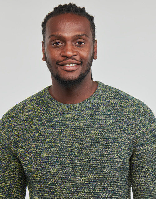 Selected - SLHVINCE LS KNIT BUBBLE CREW NECK NOOS - Vert