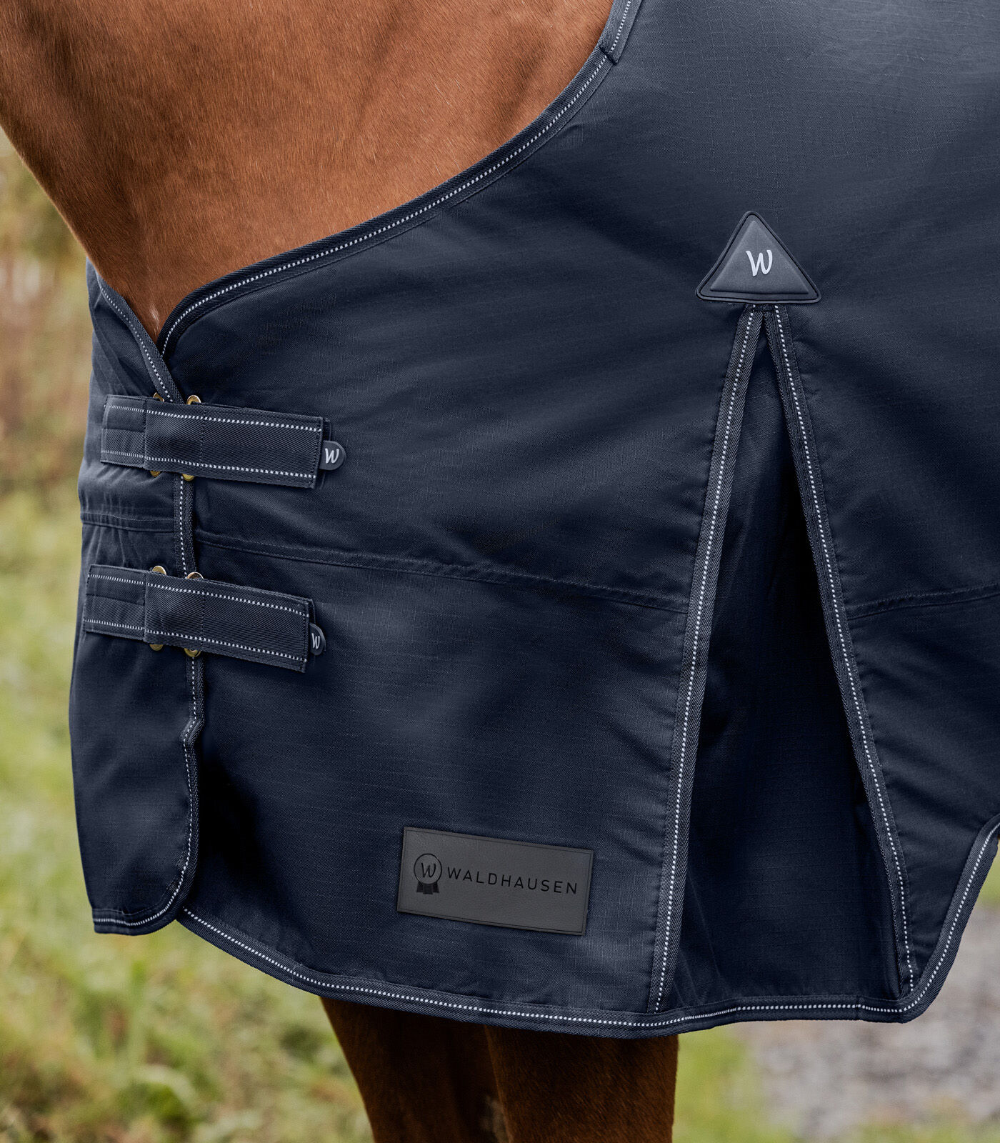 Waldhausen Arctic 50 gr - Winterdeken - Paardendeken - Blauw - 145/195