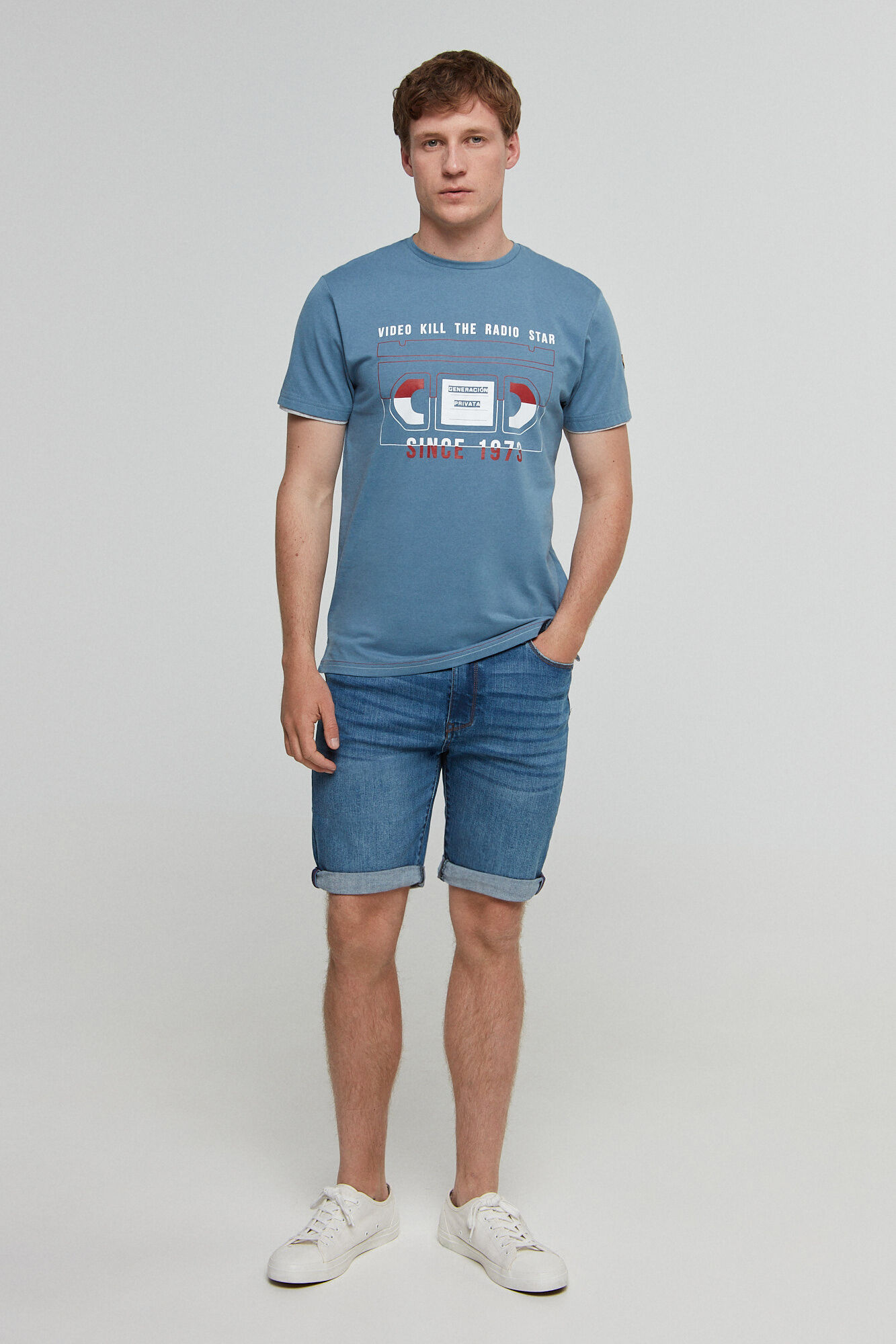 Camiseta alg mc video killg privata - Azul