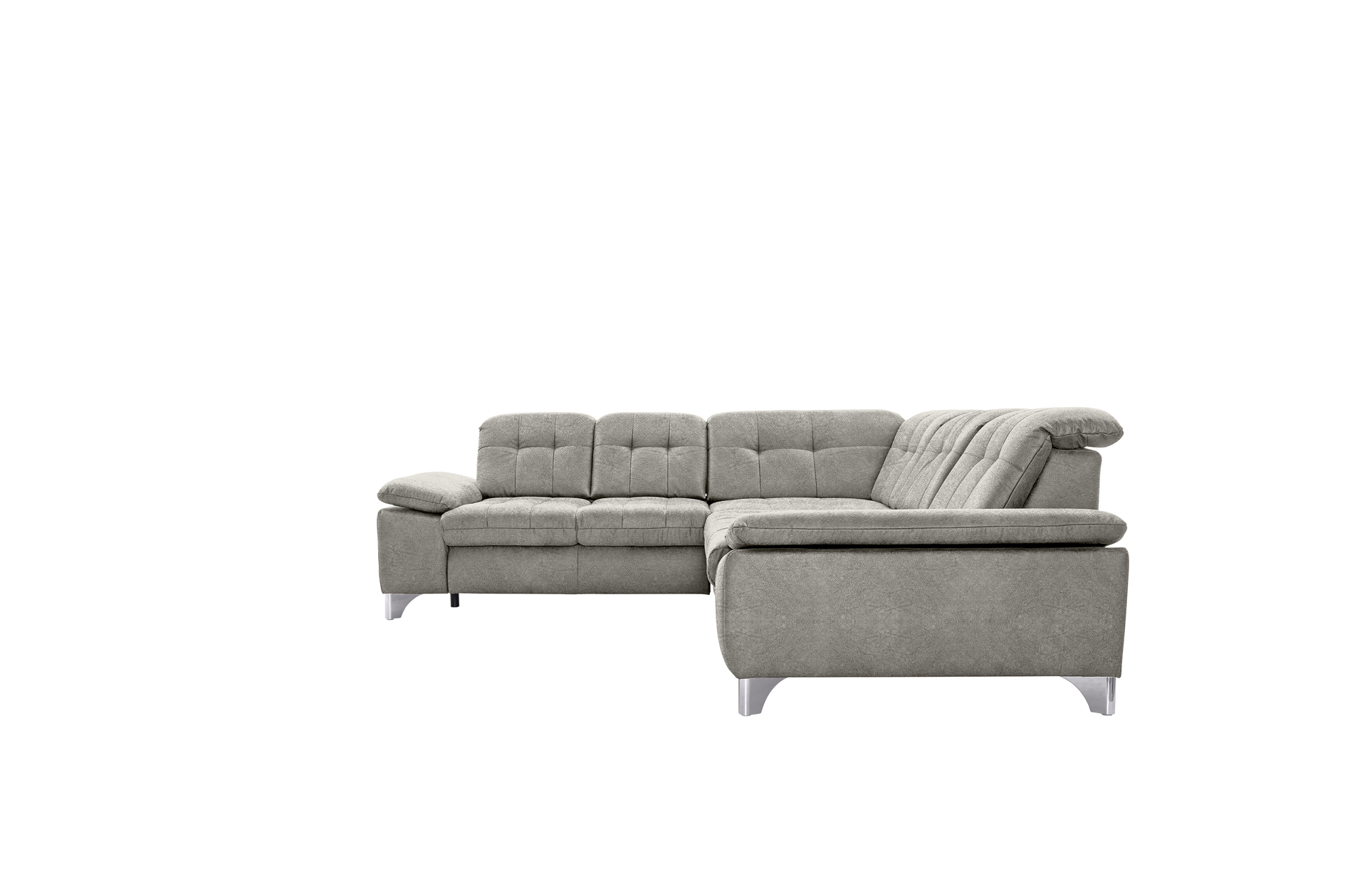 polsterpower Ecksofa - Saddle alu - Basismodell - links