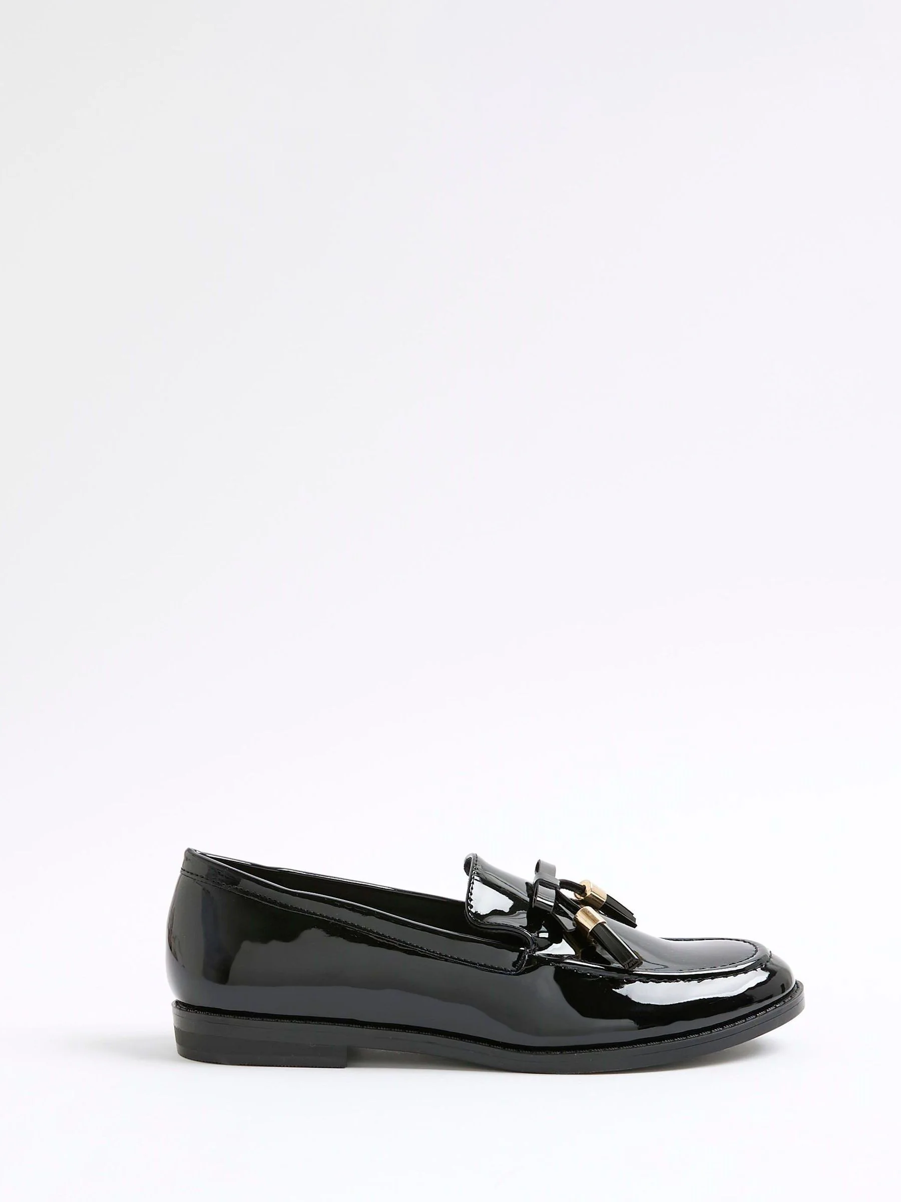 River Island Patent Tassel Loafers