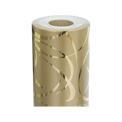 Clairefontaine Premium - Papier cadeau - 70 cm x 50 m - 80 g/m² - arabesques dorées