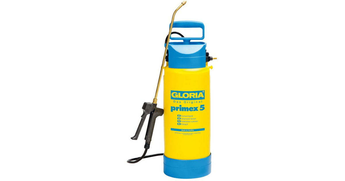 GloriaDrukspuit primex 5  (Geel/blauw)
