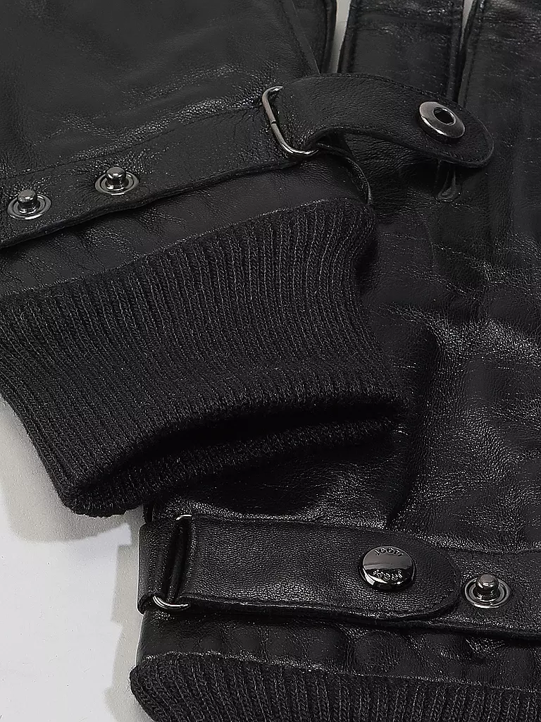JOOP Lederhandschuhe schwarz