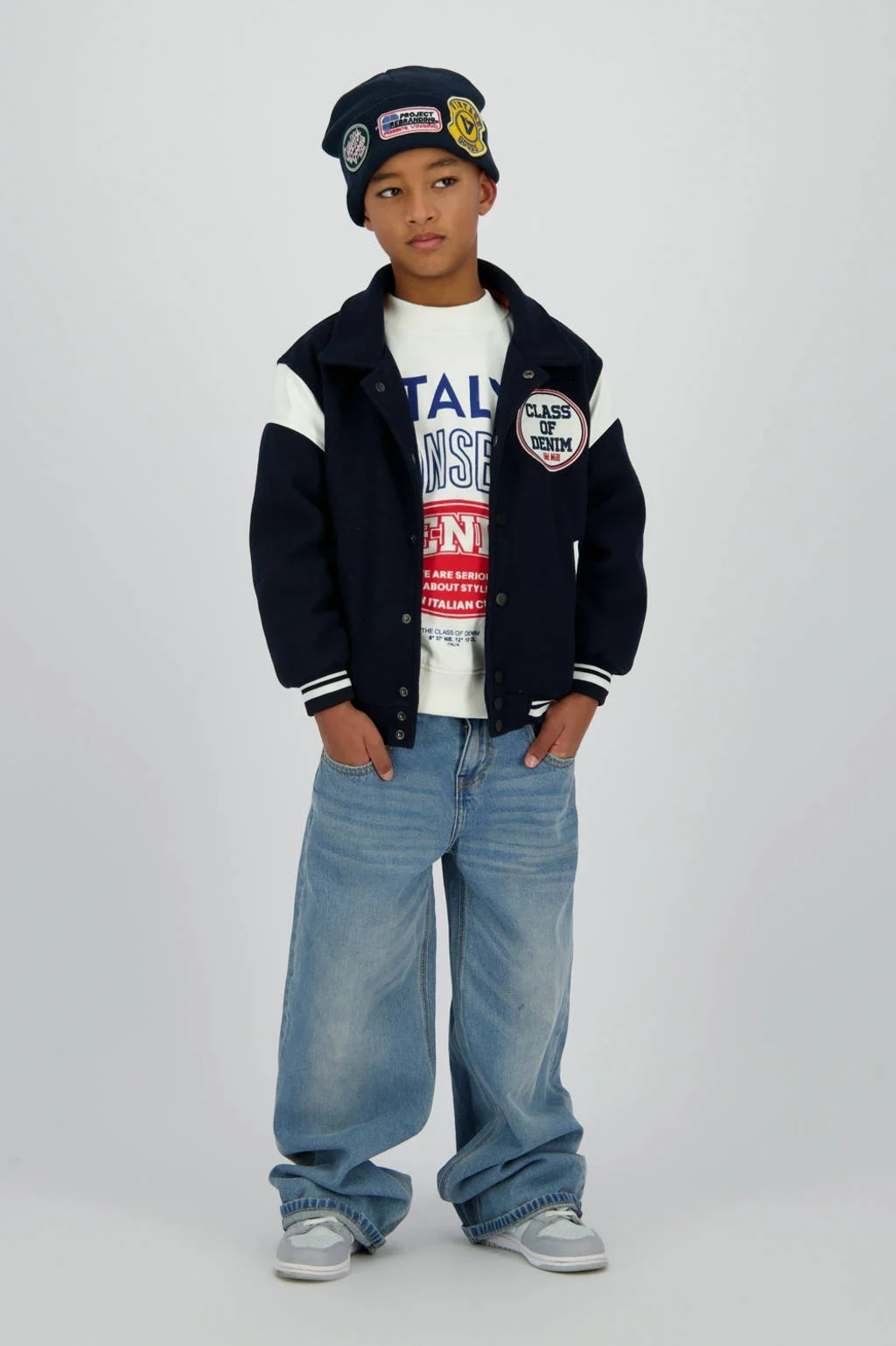 Vingino bomberjack donkerblauw