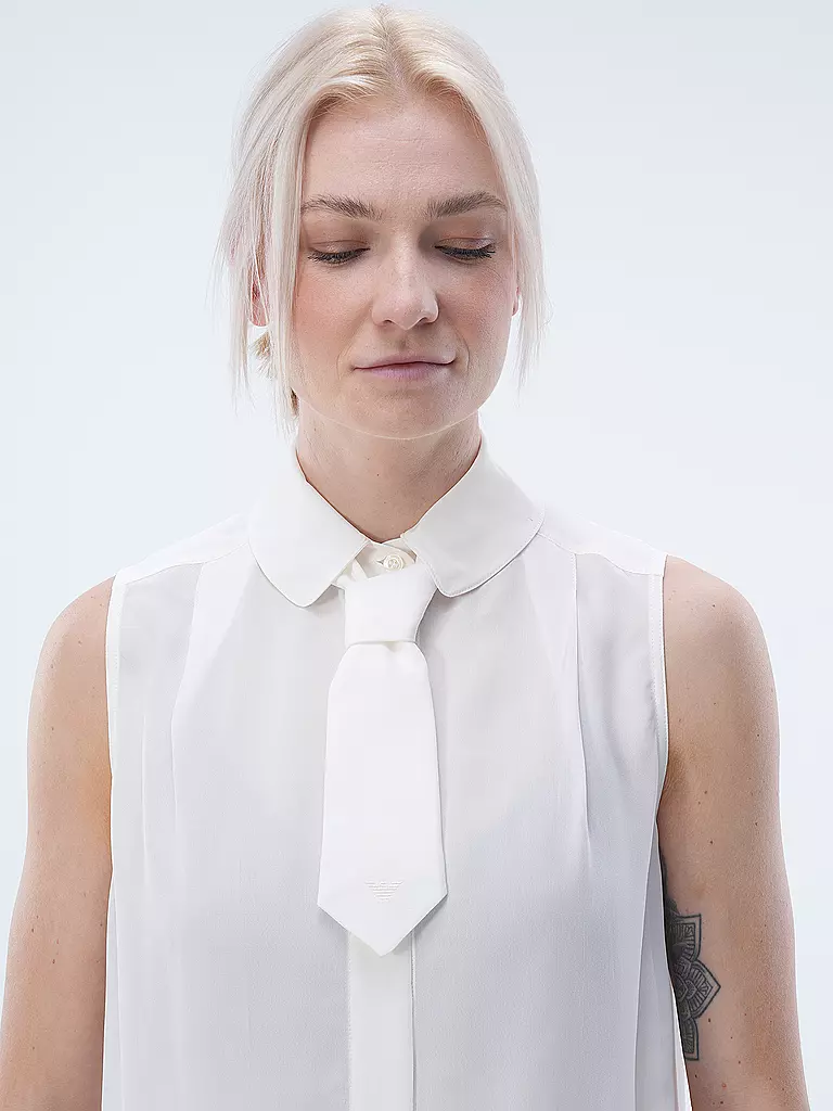 EMPORIO ARMANI Bluse  weiss